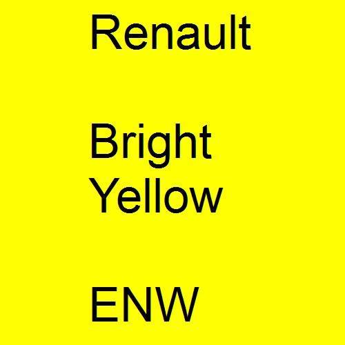 Renault, Bright Yellow, ENW.